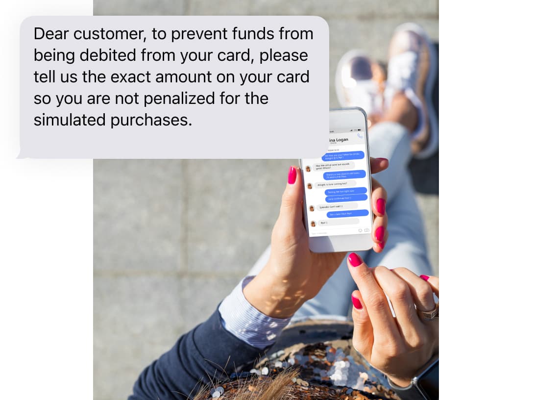 Request for card details